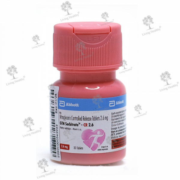 GTN SORBITRATE CR 2.6 MG TAB (30TAB)