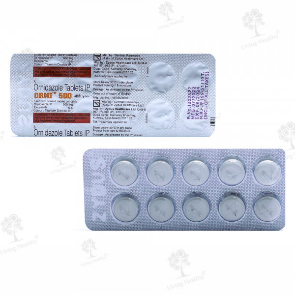 ORNI 500 MG TAB (10 TAB)