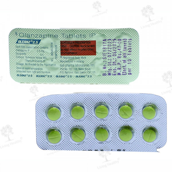 OLEANZ 2.5 MG TAB (10 TAB)