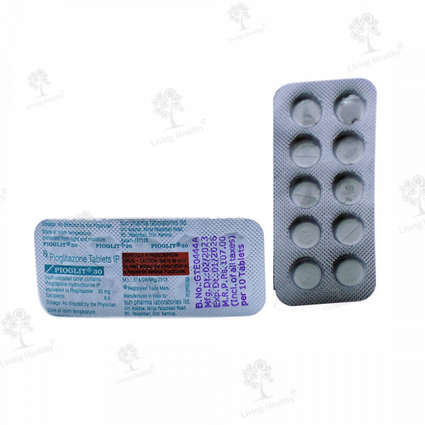 PIOGLIT 15 MG TAB (10 TAB)