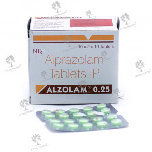 ALZOLAM 0.25 MG TAB (10TAB)