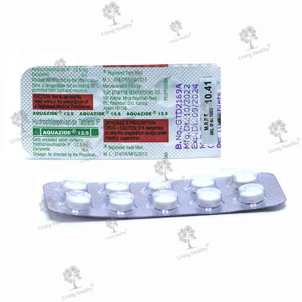AQUAZIDE 12.5 MG TAB (10 TAB)