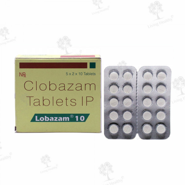 LOBAZAM 10 MG TAB (10 TAB)