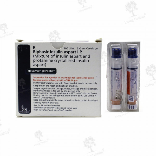NOVOMIX 30 FLEXPEN 100 IU-ML (PEN) INJ (3 ML)