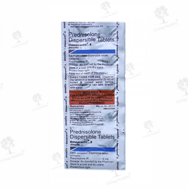 OMNACORTIL 5 MG TAB (10 TAB)