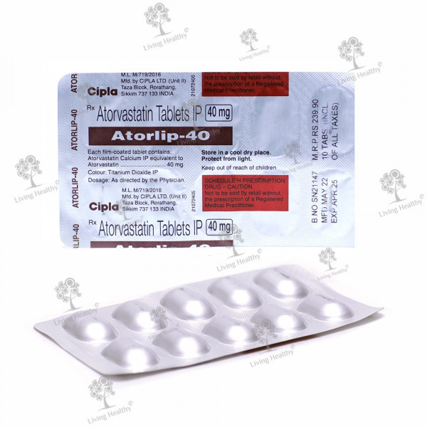 ATORLIP 40 MG TAB (10TAB)