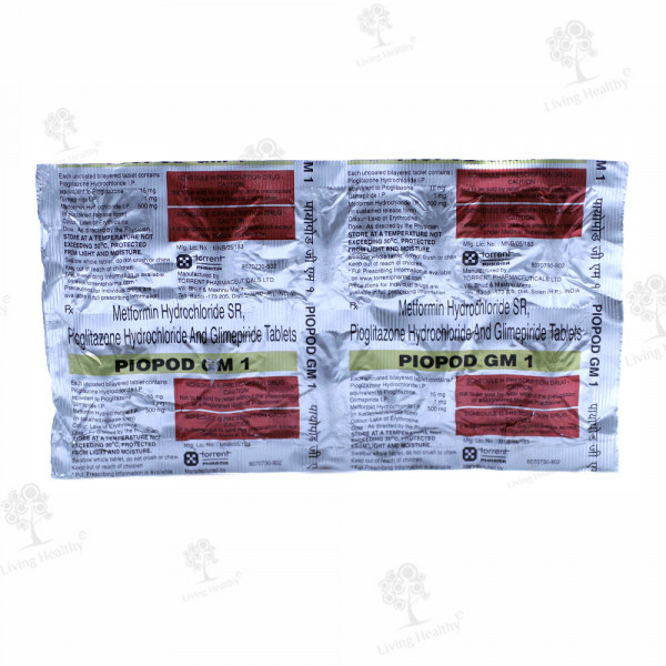 PIOPOD GM 1 MG TAB (10 TAB)