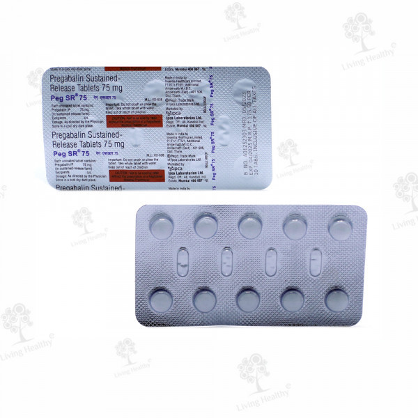 PEG SR 75 MG TAB (10TAB)