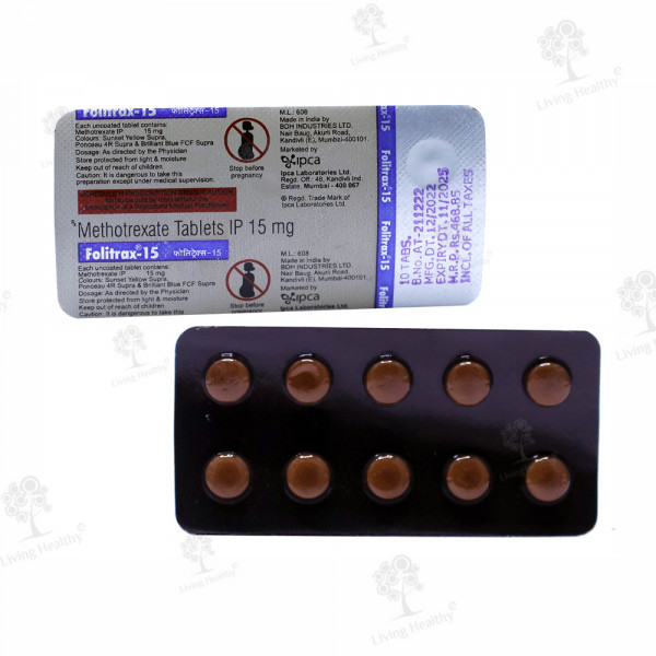 FOLITRAX 15 MG TAB (10 TAB)