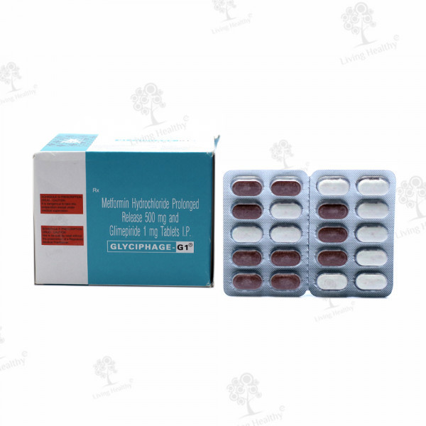 GLYCIPHAGE 500 MG TAB (20TAB)