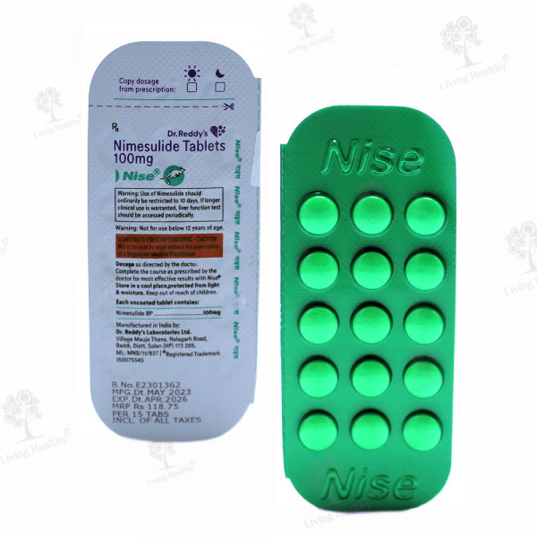 NISE 100 MG TAB (15 TAB)