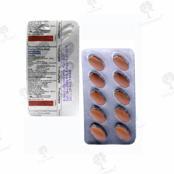 DAFLON 500 MG TAB (10 TAB)