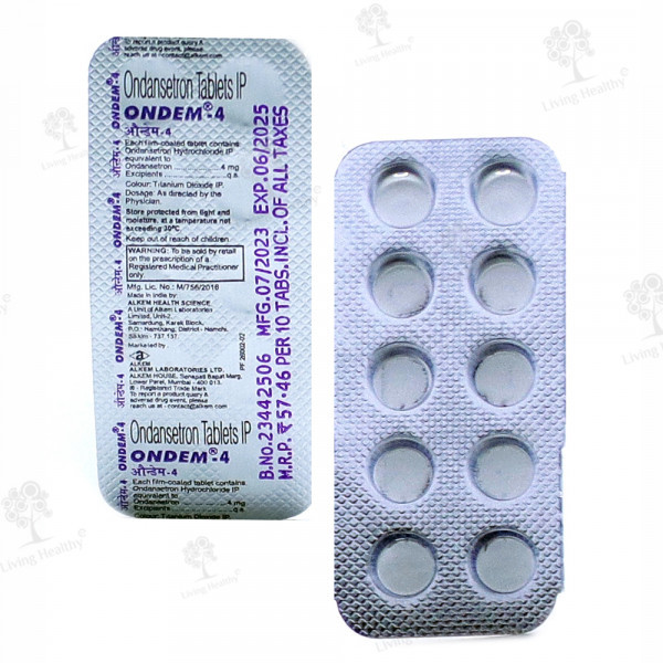 ONDEM 4 MG TAB (10 TAB)