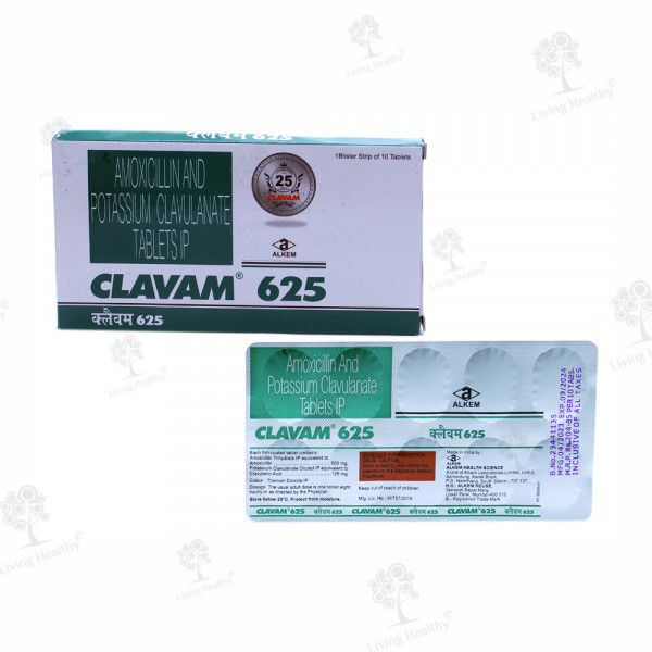 CLAVAM 625 MG TAB (10 TAB)