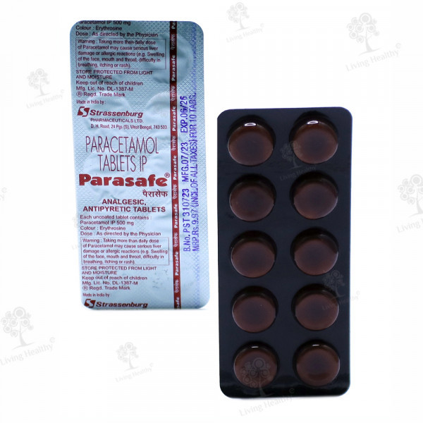 PARASAFE 500 MG TAB (10 TAB)