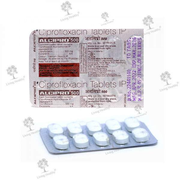 ALCIPRO 500 MG TAB (10TAB)