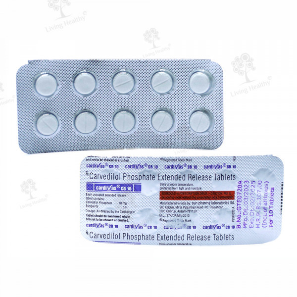 CARDIVAS CR 10 MG CAP (10CAP)