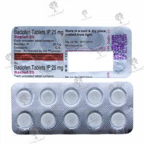 BACLOF 25 MG TAB (10 TAB)