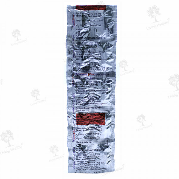 NODIMOX PLUS 500 MG CAP (10 CAP)