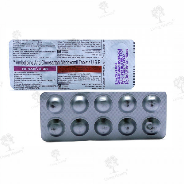 OLSAR A 40 MG (10 TAB)