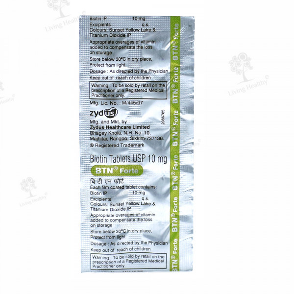 BTN FORTE TAB (10  TAB)