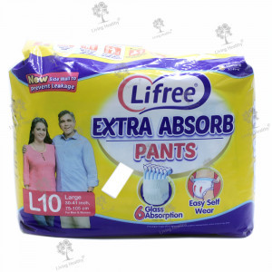 ADULT DIAPER (LIFREE)PANT L (10 PCS)