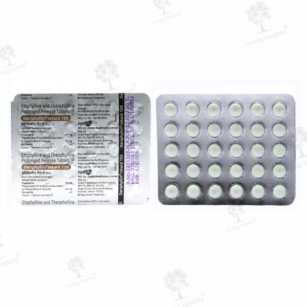 DERIPHYLLIN RETARD 150 MG TAB (30 TAB)