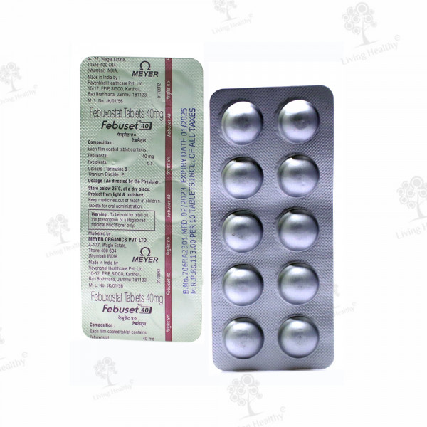 FEBUSET 40 MG (10 TAB)