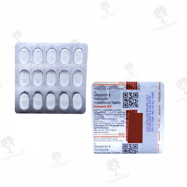 GABAPIN NT 400 MG (15 TAB)