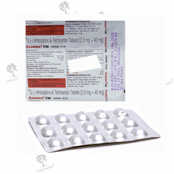 ASOMEX TM 2.5 MG TAB (15TAB)