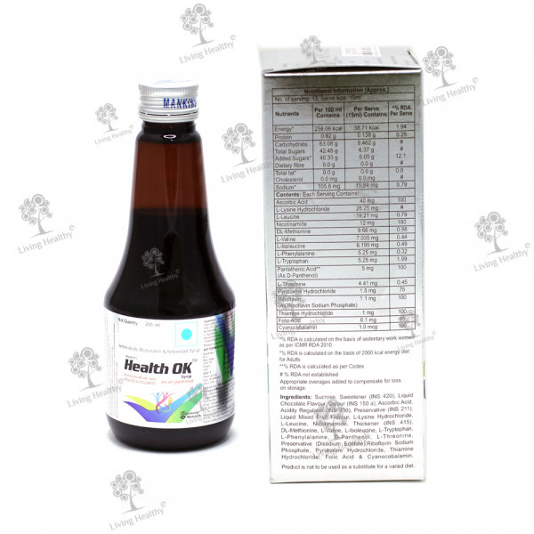 HEALTH OK SYRUP (200 ML)
