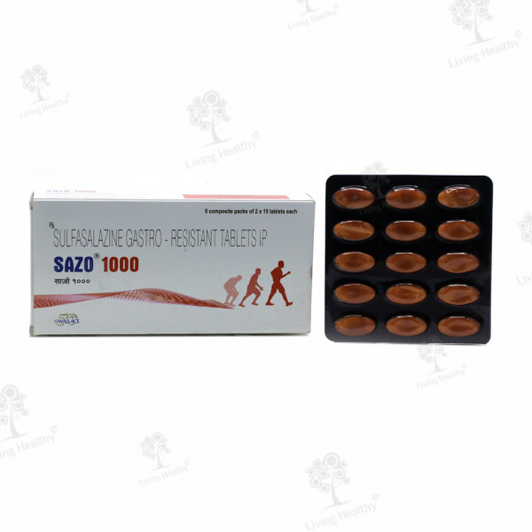 SAZO 1000 MG TAB (15 TAB)
