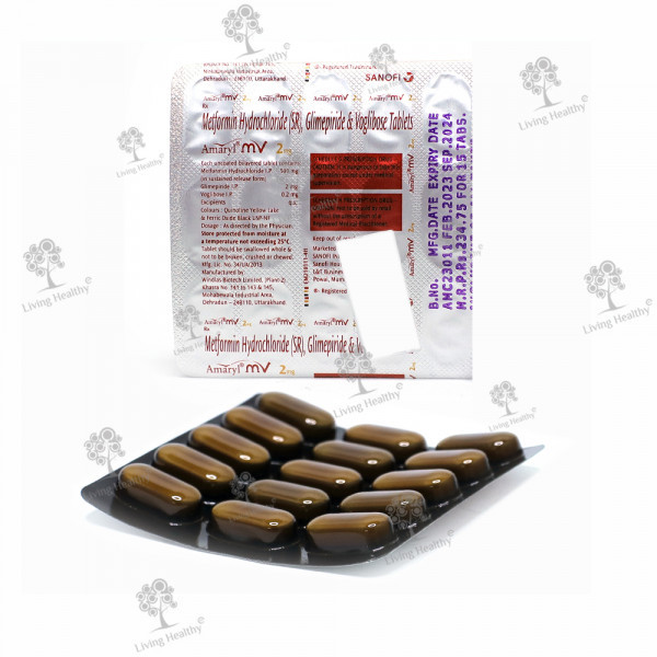 AMARYL MV 2 MG TAB (15 TAB)