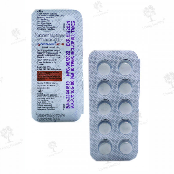 PENTANERV NT 100 MG TAB (10 TAB)