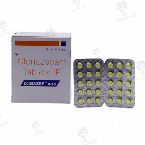 LONAZEP 0.25 MG TAB (15 TAB)