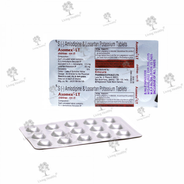 ASOMEX LT 2.5 MG TAB (15TAB)