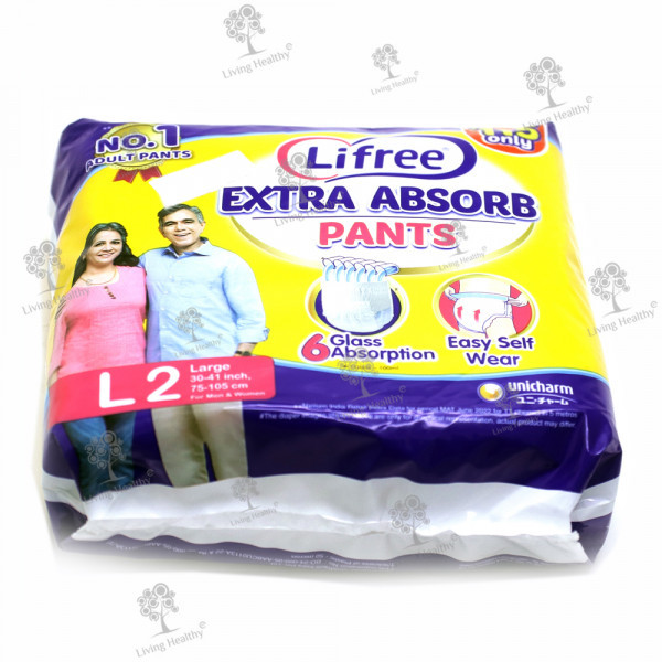 ADULT DIAPER (LIFREE)PANT L  (2 PCS)