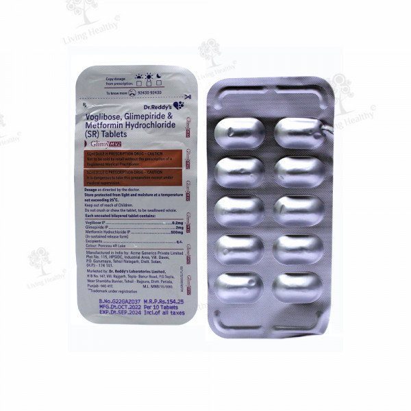 GLIMY MV 2 MG TAB (10 TAB)