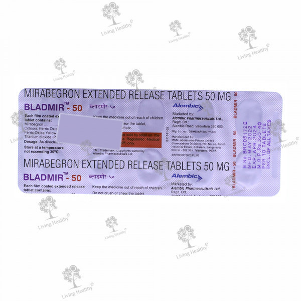 BLADMIR 50 MG TAB (10TAB)