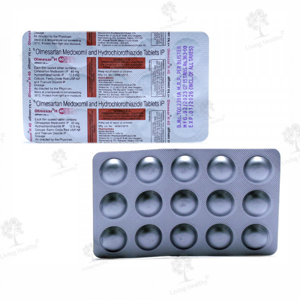 OLMESAR H 40 MG TAB (15 TAB)