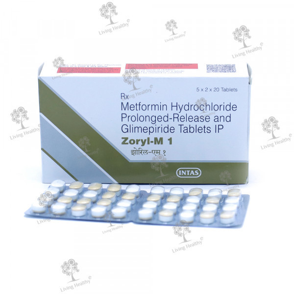 ZORYL M 1  MG (20 TAB)
