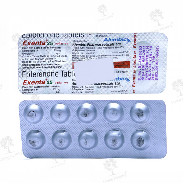 EXENTA 25 MG TAB (10 TAB)