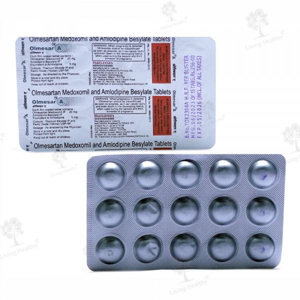 OLMESAR A 20 MG TAB (15 TAB)
