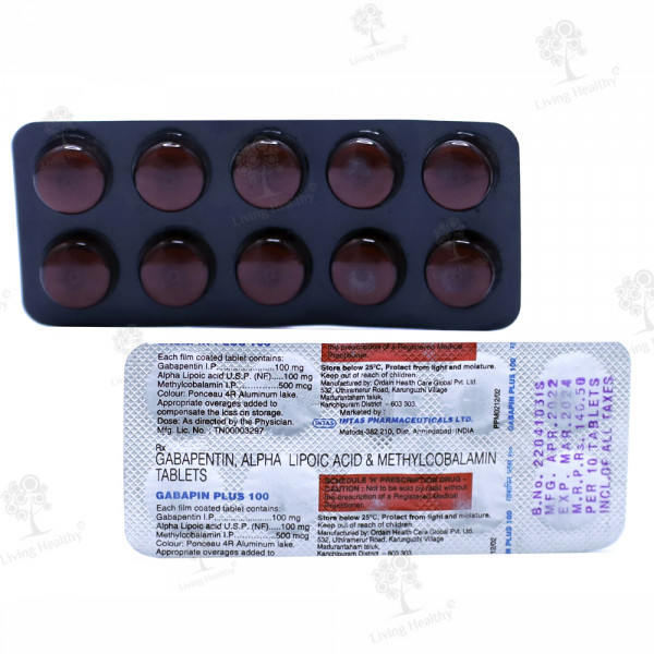 GABAPIN PLUS  100 MG TAB (10 TAB)
