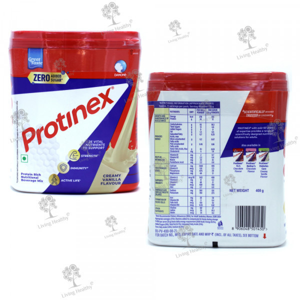 PROTINEX DIABETES CARE VANILLA TIN (400 GM)