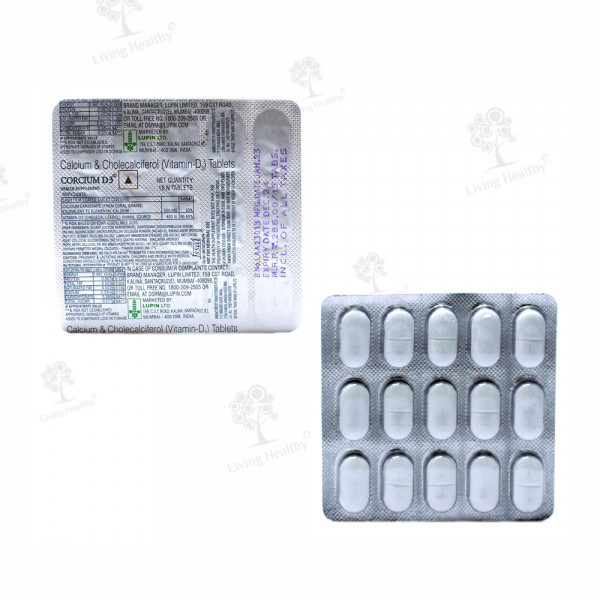CORCIUM D3 500 MG TAB (15TAB)