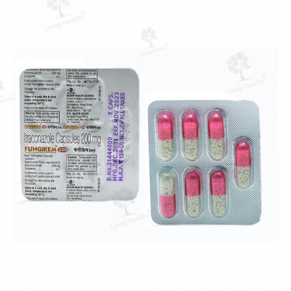 FUNGIKEM 200 MG CAP (7CAP)