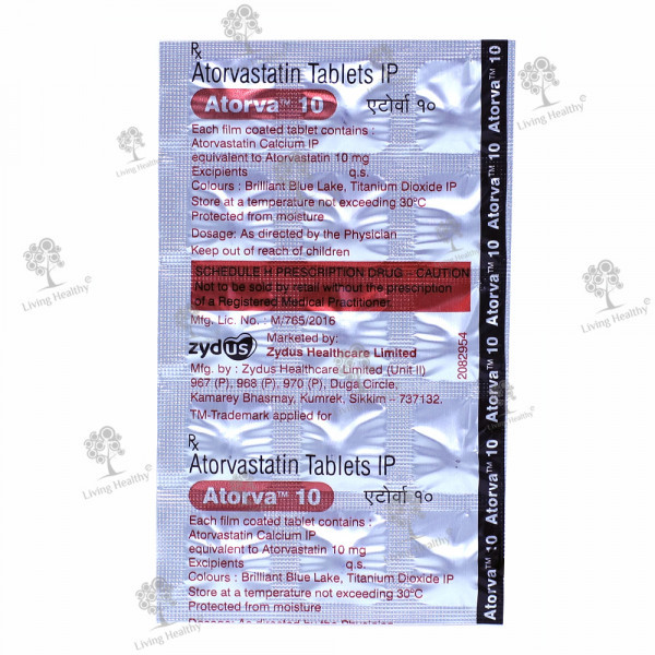 ATORVA 10 MG TAB (15TAB)