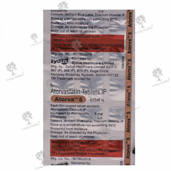 ATORVA 5 MG TAB (15 TAB)