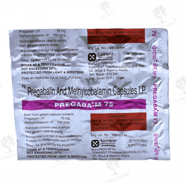 PREGABA M SR 75 MG TAB (15 TAB)